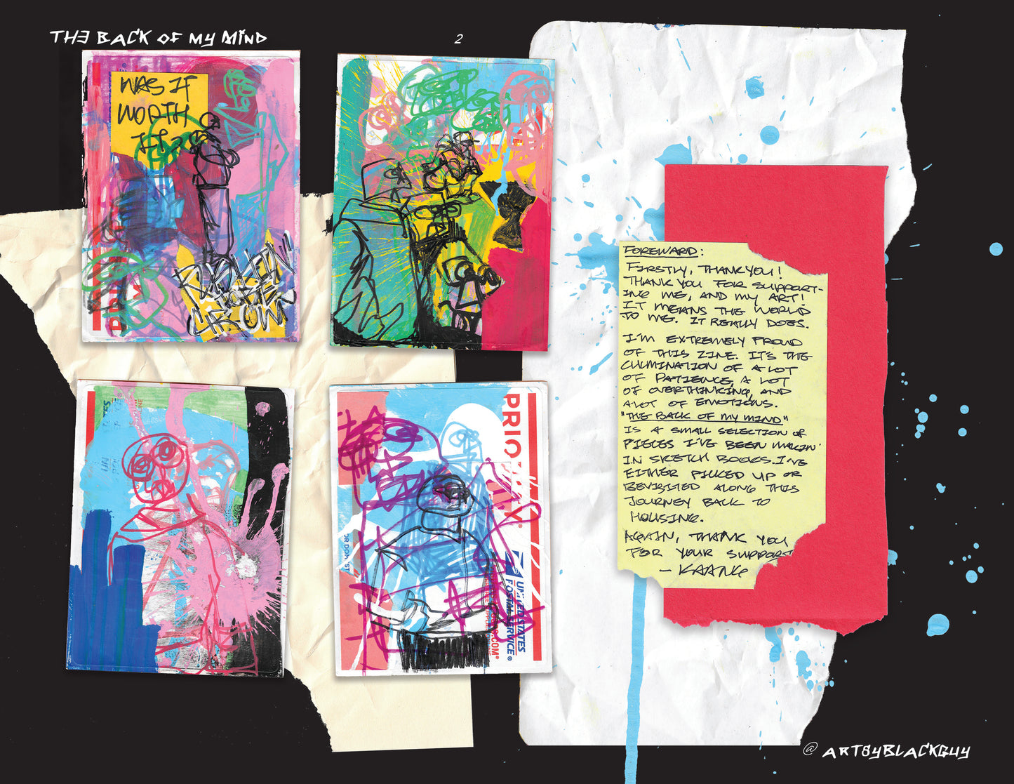 'the back of my mind' [ZINE]